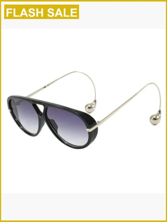 Oversized Pilot Shield Sunglasses Women Luxury Trendy Big Frame Eyewear main image 4